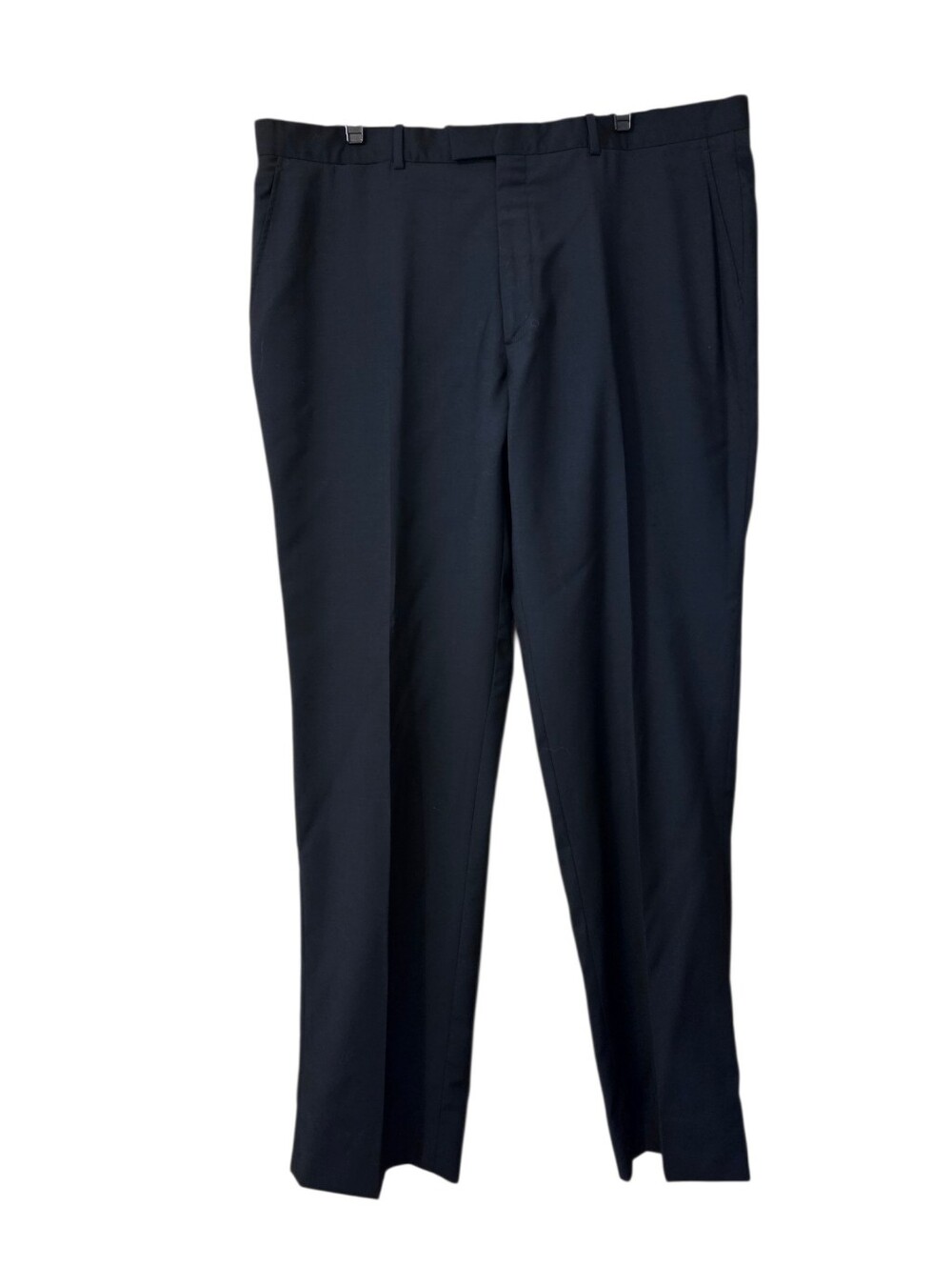 Burberry London Dark Navy Wool Dress Pants Luxury Designer Size 40